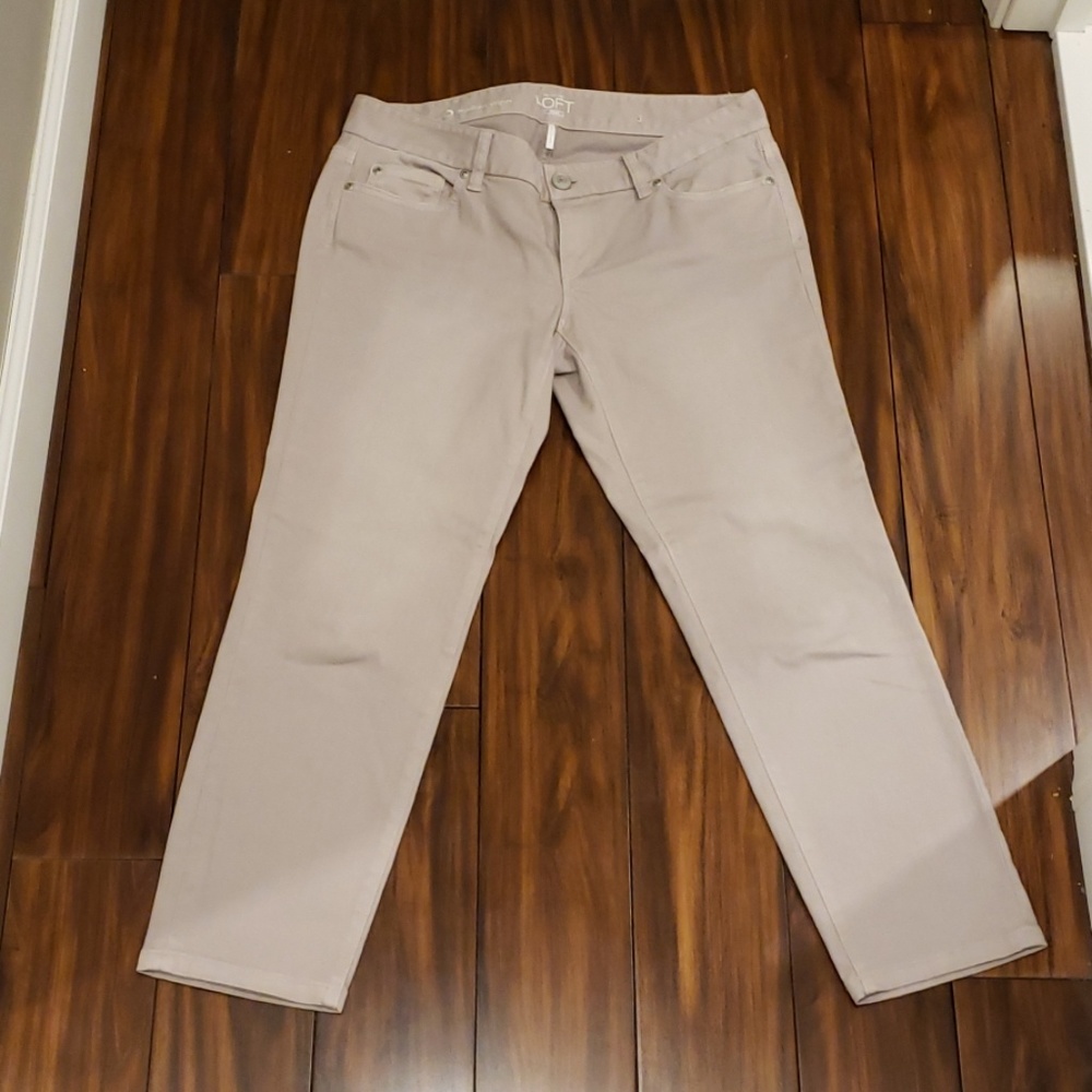 Ann Taylor Loft Modern Capri Jeans